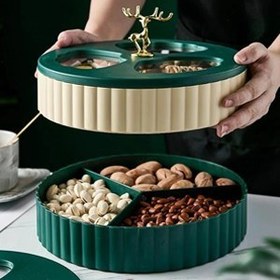 تصویر اردو خوری دو طبقه طرح گوزن پلاس 