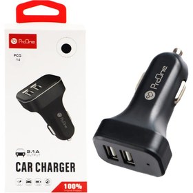 تصویر شارژر فندکی پرووان PCG14 ProOne PCG14 2 Port Car Charger