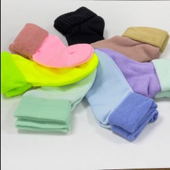 تصویر جوراب حوله ای 