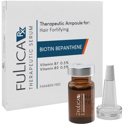 تصویر سرم سینگل دوز تقویت کننده موی سر فولیکا Fulica RX Biotin Bepanthene Single Dose Serum