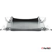 تصویر سینی استیل باقلوا خوری 4 گل مات Perfect home کد 4-9282 