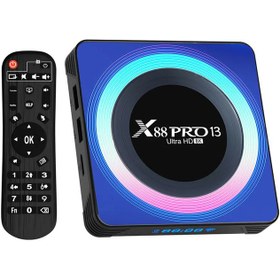 تصویر اندروید باکس ایکس‌88 مدل PRO 13 حافظه 64 رم 4 Android Box X88 Pro 13 64-4