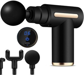 تصویر ماساژور تفنگی شارژی BX-720 با ۴ سری و ۶ سرعت 