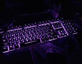 تصویر کیبورد گیمینگ RK100 