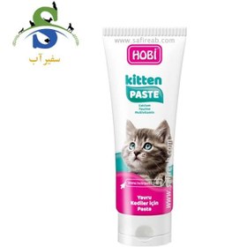 تصویر خمیر مکمل بچه گربه هوبی حاوی ویتامین و کلسیم و تائورین ا Hobi Kitten Paste With Vitamin & Calcium & Taurine Hobi Kitten Paste With Vitamin & Calcium & Taurine