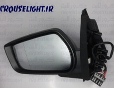 تصویر آینه بغل پژو پارس چپ تاشو برقی راهنما دار کروز 