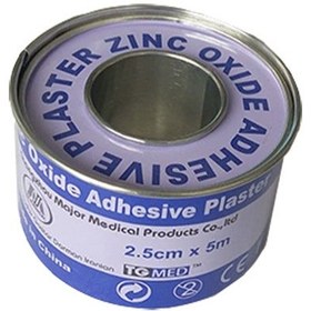 تصویر چسب لکوپلاست زینک اکسید zinc oxide سایز2.5cm*5m 