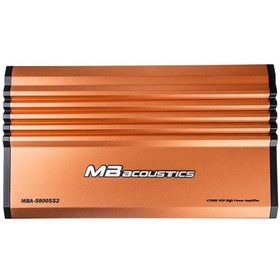 تصویر آمپلی‌ فایر ام‌ بی آکوستیکس مدل MBA-5800SS2 ا MB Acoustics MBA-5800SS2 Car Amplifier MB Acoustics MBA-5800SS2 Car Amplifier