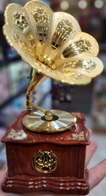 تصویر ماکت گرامافون موزیکال مدل YY8008A Replica musical gramophone model YY8008A