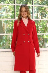 تصویر پالتو زنانه قرمز primark