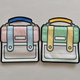 تصویر زیپ کیپ طرح کوله پاستلی 