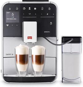 تصویر اسپرسوساز تمام اتوماتیک ملیتا مدل Melitta Caffeo Barista T Smart F83/0-101 Barista T Smart Fully Automatic Coffee Machine (Silver)