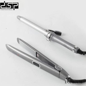 تصویر فر کننده مو و اتو مو دی اس پی dsp DSP hair curler and straightener