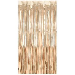 تصویر پرده متالایز زرد 