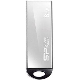 تصویر فلش مموری سیلیکون پاور با ظرفیت 8 گیگابایت ا Touch 830 USB 2.0 Flash Memory 8GB Touch 830 USB 2.0 Flash Memory 8GB