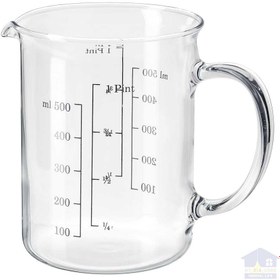 تصویر پارچ مدرج نیم لیتری ایکیا مدل VARDAGEN IKEA VARDAGEN Measuring jug glass 0.5 l