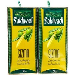 تصویر روغن زیتون ساکلی وادی 5لیتر ترکیه saklivadi sizma zeytinyagi extra virgin olive oil