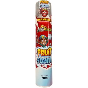 تصویر کف خوراکی با طعم توت فرنگی 