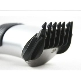 تصویر ماشین اصلاح موی حرفه‌ای نقره‌ای/مشکی برند dingling Professional Hair Trimmer Silver/Black