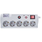 تصویر چند راهی برق پارس شهاب مدل EM-O5 Pars Shahab EM-O5 5 outlet power strip