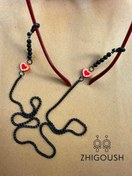 تصویر بند عینک سرامیکی قلب 