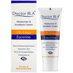 تصویر کرم نرم کننده 5 درصد اوره دکتر ژیلا Doctor Jila Moisturizer And Emollient 5% Urea Cream For Very Dry Skin 75g