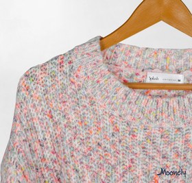 تصویر بافت رنگی نیم تنه 