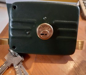 تصویر قفل حیاطی میلاک کامپیوتری 