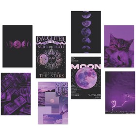 تصویر پک پوستر 8عددی Purple کد pupack3 