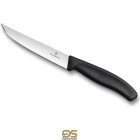 تصویر چاقوی استیک خوری ویکتورینوکس با تیغه صاف Victorinox Swiss Steak Knife 6.7903.12