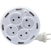 تصویر چند راهی برق امگا ۴ خانه ارت دار با کابل ۷ متری 