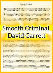 تصویر نت ویولن Smooth Criminal از David Garrett 