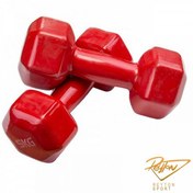 تصویر دمبل پنج کیلویی ایروبیک aerobic dumbbells 5 kg