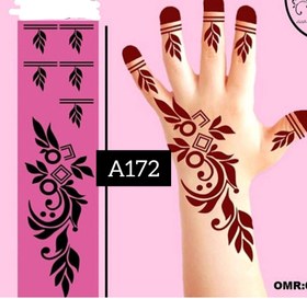 تصویر شابلون حنا هندی 