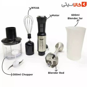 تصویر گوشت کوب و مخلوط کن 4کاره مدل راف R.292 Meat grinder and mixer RAF model R.292