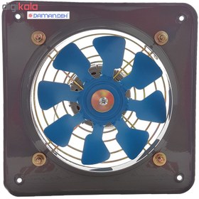 تصویر هواکش خانگی فلزی دمنده Damandeh VMA-12S2S 12cm Damandeh VMA-12S2S 12cm etalic Wall Mount Fan