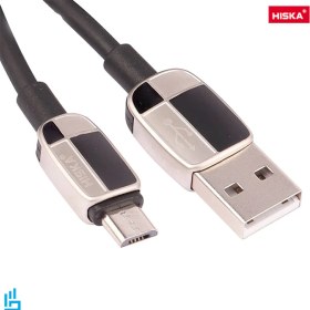 تصویر کابل تبدیل (اندرویدی) میکرو MicroUSB LX-833 هیسکا HISKA طول 1 متری | اکسلنت کالا 