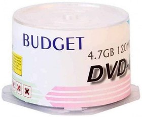 تصویر دی وی دی DVD باجت 50 عددی باکس دار 