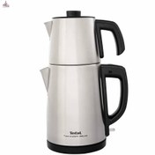 تصویر چای ساز تفال مدل BJ5095 ظرفیت ۱.۸ لیتر با کتری استیل ضد زنگ 