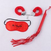 تصویر ست اکسسوری ۳ تکه زنانه فانتزی وارداتی، فوق‌العاده خاص، فری سایز - قرمز Adult accessories
