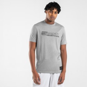 تصویر تی شرت بسکتبال تارماک TARMAK TS500 Fast- طوسی 