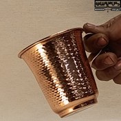 تصویر لیوان مسی چکشی لاله مدل تارا ۱۵۰cc زنجان 