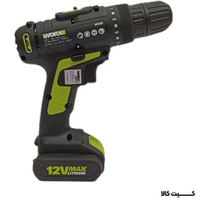 تصویر دریل شارژی 12 ولت ورکس مدل WU161 WU161 model WU161 12 volt rechargeable drill