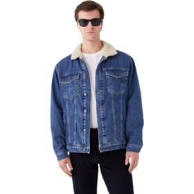 تصویر کاپشن جین داخل خز از SMOG کد ۱۳۶ 