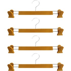 تصویر چوب لباسی طرح چوب دو گیره ای بسته 4 عددی 