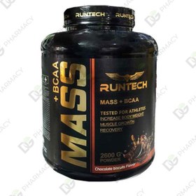 تصویر پودر مس + بی سی ای ای رانتک طعم بیسکوییت شکلات 2600 گرمی RUNTECH MASS + BCAA - 2600g