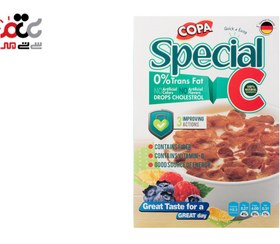 تصویر غلات صبحانه کوپا با طعم گندم و برنج مقدار 300 گرم Copa breakfast cereals with wheat and rice flavor - 300 g