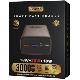 تصویر پاوربانک EPIMAX EP-320 30000mAh EPIMAX EP-320 30000mAh Power Bank