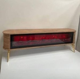 تصویر شومینه برقی میز TV 