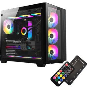 تصویر کیس گیمینگ هانت کی مدل S980 